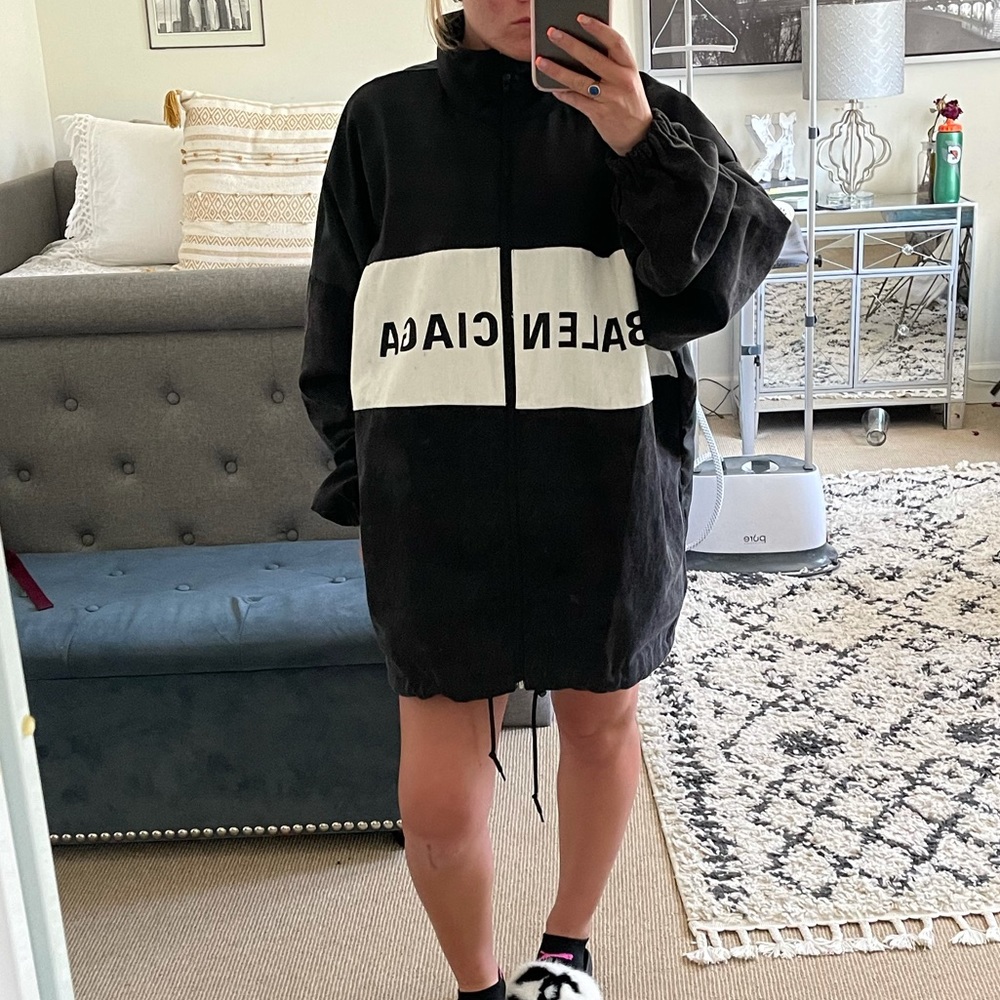 BALENCIAGA- front logo sports jacket
